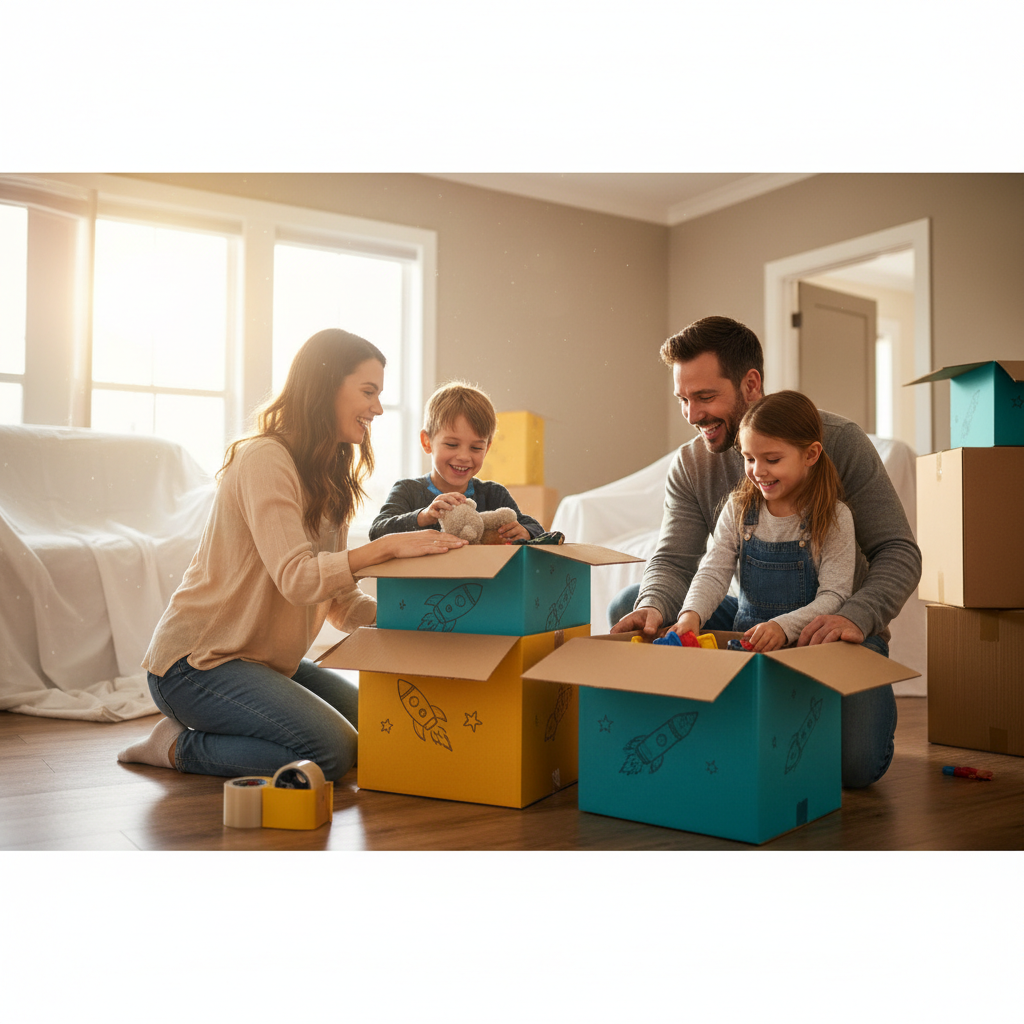 Afbeelding bij: Verhuizen met Kinderen: Handboek voor Ouders [2024]